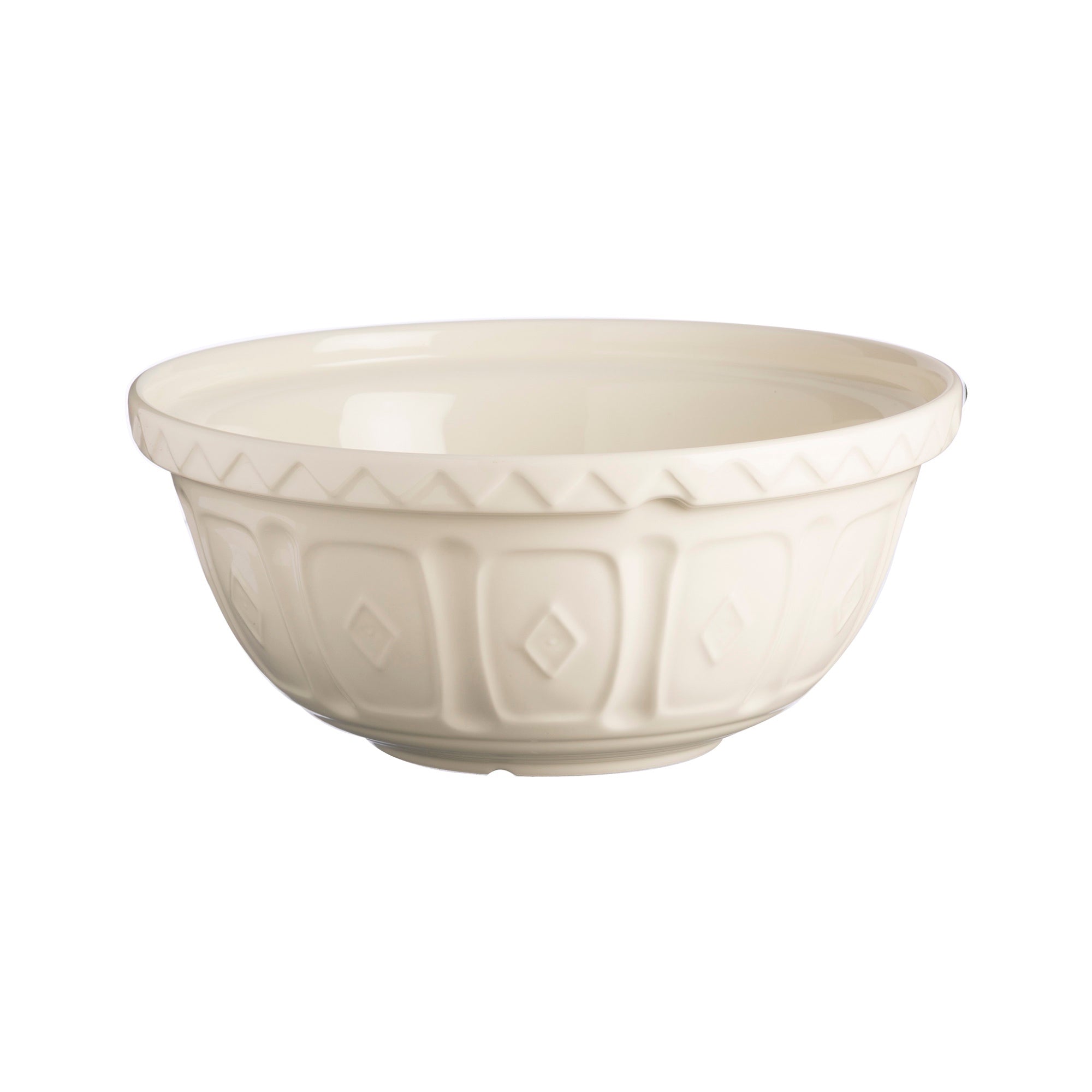 MASON CASH COLOUR MIXING BOWL-CREAM 29CM