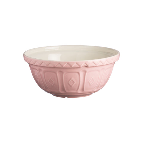 MASON CASH COLOUR MIXING BOWL-POWDER PINK 24CM