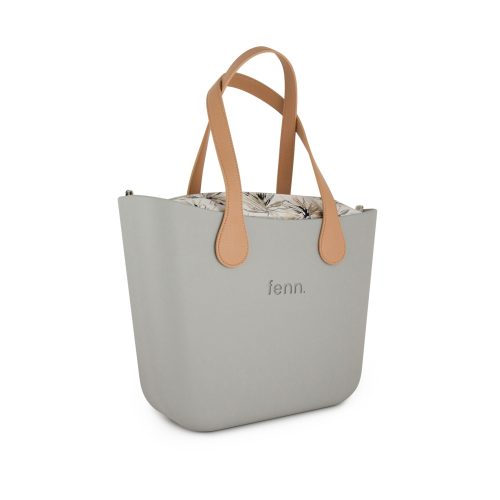 FENN COLLECTION BAG ORIGINAL LIGHT GREY LIGHT TAN HANDLE