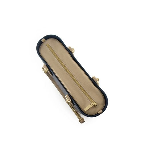 FENN BAG PETITE NAVY LIGHT STONE CHAIN