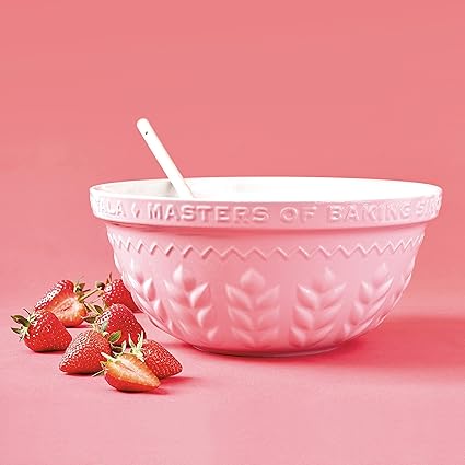 TALA MIXING BOWL CORN DESIGN 30CM DUSTY PINK