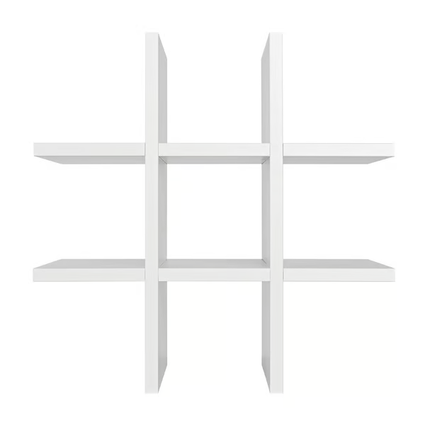 IKEA KALLAX INSERT FOR BOTTLES, WHITE , 33X33CM