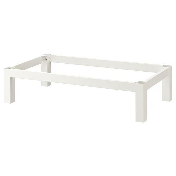 IKEA KALLAX STEEL LEG FRAME , WHITE 77CM UNITS (2 BLOCKS)