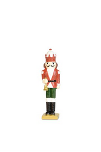 RIFFELMACHER NUTCRACKER,POLY,15CM RED-GREEN