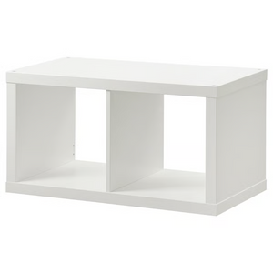 IKEA KALLAX 1X2, 77X42CM, WHITE