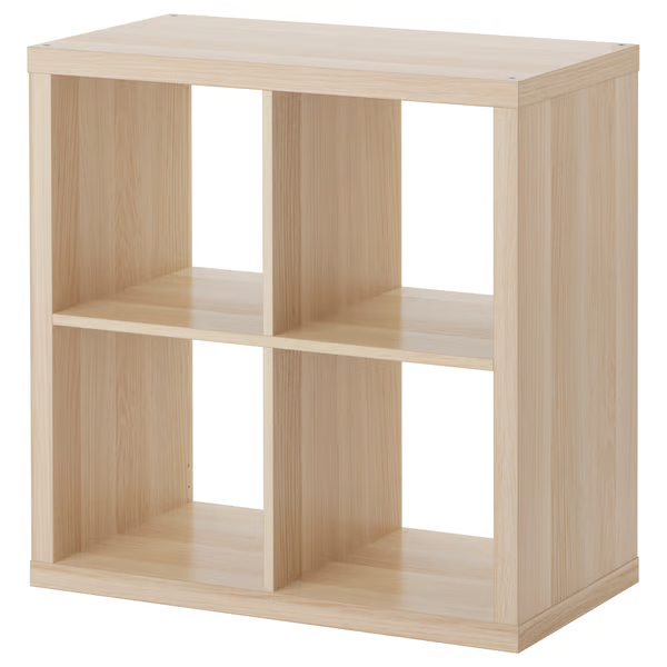 IKEA 2X2, 77X77CM, WHITE STAINED OAK EFFECT