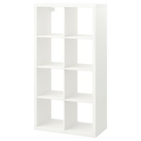 IKEA KALLAX 2X4, 77X147CM WHITE