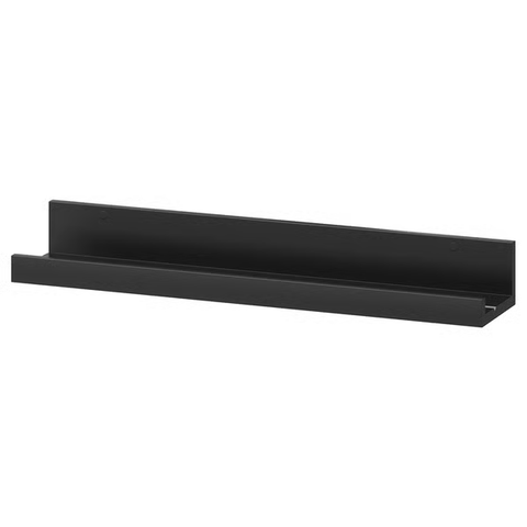 IKEA MOSSLANDA PICTURE LEDGE,55CM BLACK