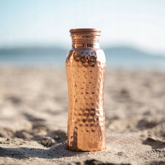FORREST & LOVE HAMMERED CURVE COPPER BOTTLE- 600ML