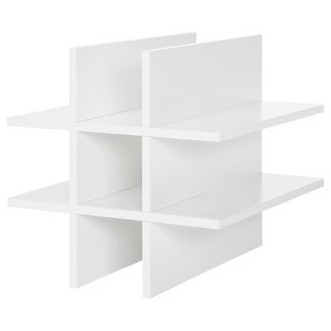 IKEA KALLAX INSERT FOR BOTTLES, WHITE , 33X33CM