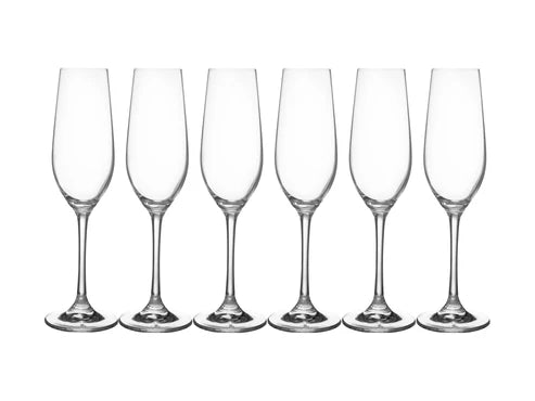 MAXWELL & WILLAIM FLUTE GLASS 6PCE 230ML