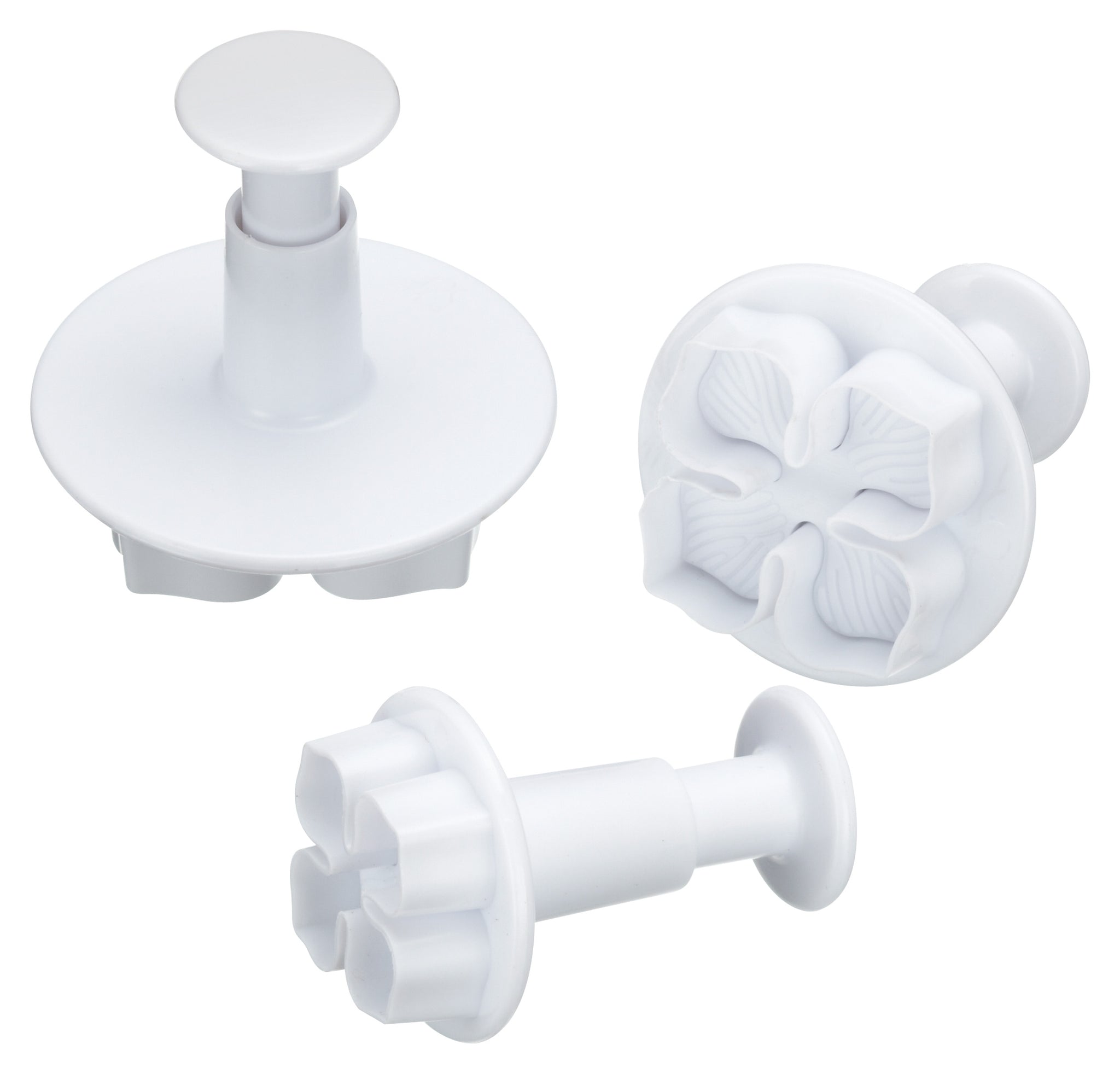 KITCHENCRAFT SET OF 3 PANSY PLUNGER CUTTERS