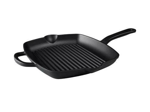 MAXWELL & WILLIAMS CAST IRON GRILL PAN BLACK 26CM