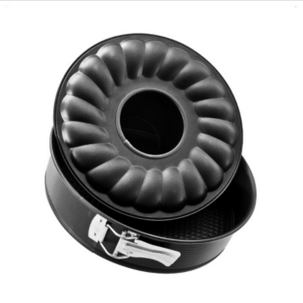 ZENKER SILVER SPRINGFORM 26CM FLAT & FUNNEL BASE 3PCE