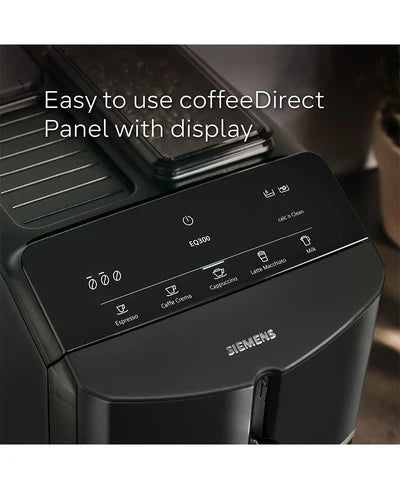 SIEMENS Fully Automatic Coffee Machine EQ300 Piano black