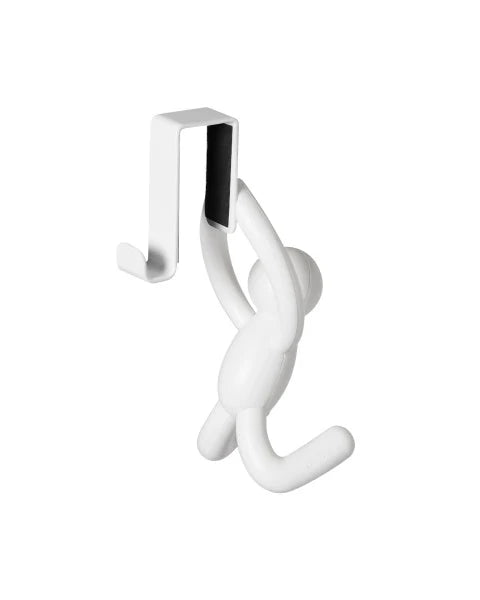UMBRA BUDDY OVER THE CABINET HOOK WHITE SET OF 2