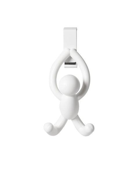 UMBRA BUDDY OVER THE CABINET HOOK WHITE SET OF 2