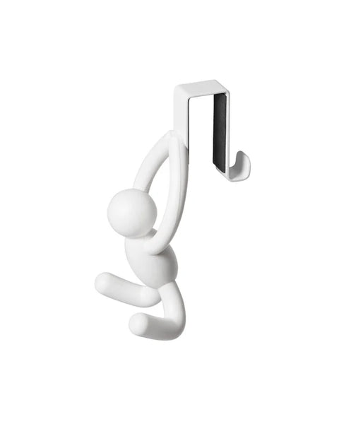 UMBRA BUDDY OVER THE CABINET HOOK WHITE SET OF 2