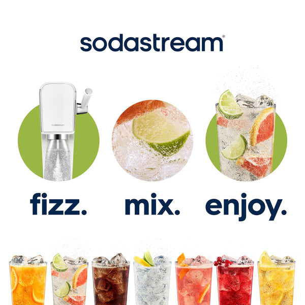 SODASTREAM ART WHITE SPARKLING WATER MAKER MACHINE