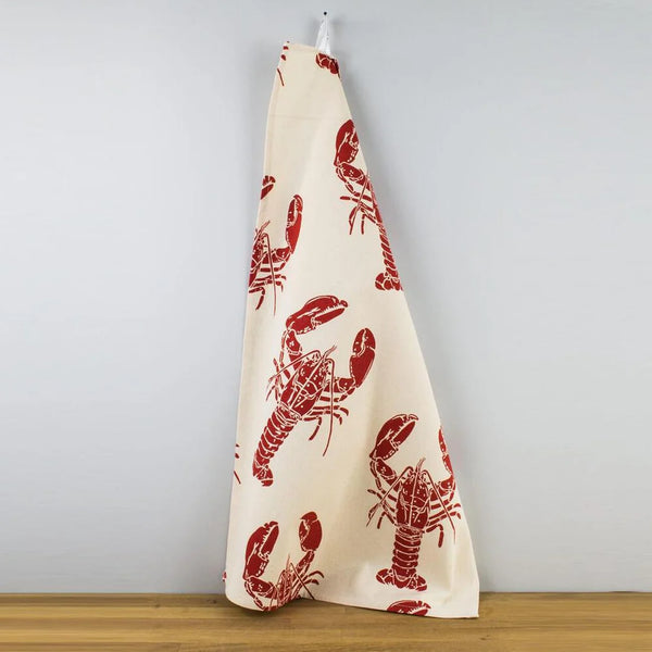ULSTER WEAVER TEA TOWEL LOBSTER RED