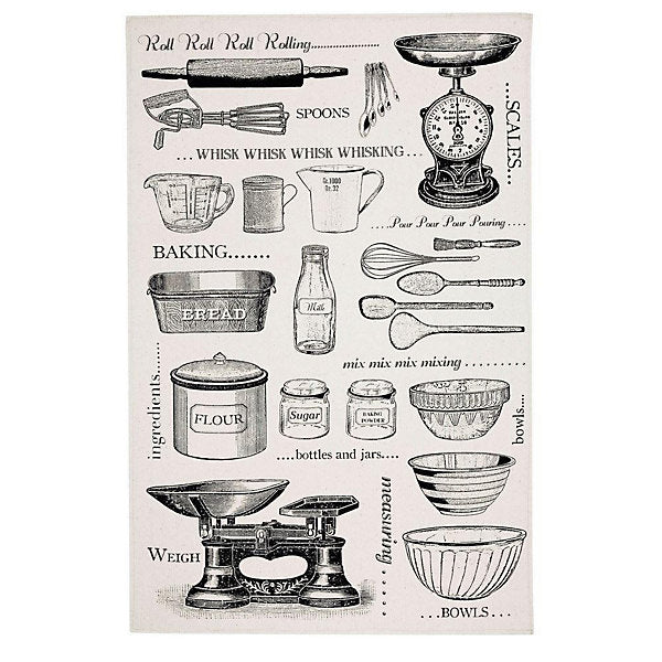ULSTER WEAVERS TEA TOWEL BAKING COTTON