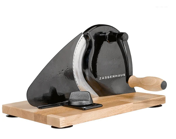ZASSENHAUS MANUAL BREAD/MEAT/CHEESE SLICER-BLCK