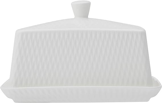 MAXWELL & WILLIAMS DIAMOND COVERED BUTTER DISH