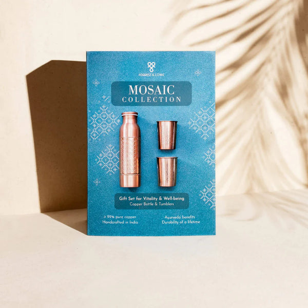 FORREST & LOVE COPPER GIFTSET MOSAIC -1 X 900ML,2 X 300ML