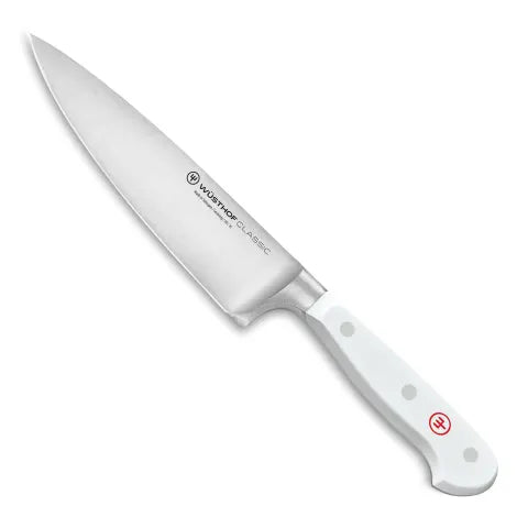 WUSTHOF CLASSIC WHITE COOKS KNIFE 16CM