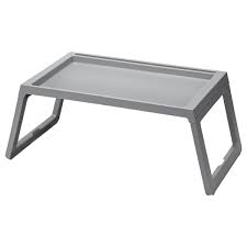IKEA KLIPSK BED TRAY , GREY