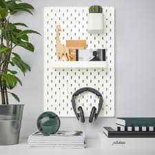 IKEA SKADIS PEGBOARD 36X56CM ,WHITE