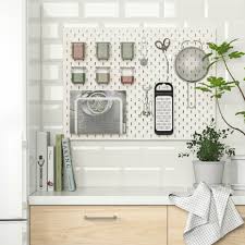 IKEA SKADIS PEGBOARD 76X56CM , WHITE