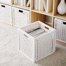 IKEA BRANAS BASKET WHITE