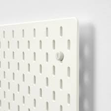 IKEA SKADIS PEGBOARD 76X56CM , WHITE