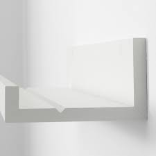 IKEA MOSSLANDA PICTURE LEDGE, 55CM WHITE