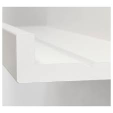 IKEA MOSSLANDA PICTURE LEDGE, 55CM WHITE