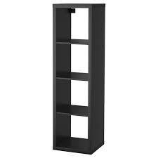 IKEA KALLAX 1X4, 42X147CM ,BLACK -BROWN