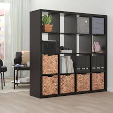IKEA BULLIG BOX (2020) 32X35X33CM, BAMBOO/BROWN