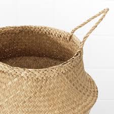 IKEA FLADIS BASKET, SEAGRASS ,25CM
