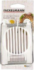FACKELMANN EGG SLICER 11X9CM METALLIC