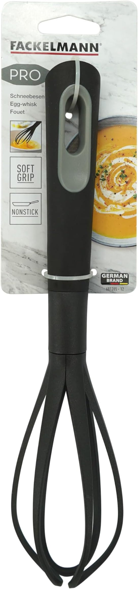 FACKELMANN EGG-WHISK NERO