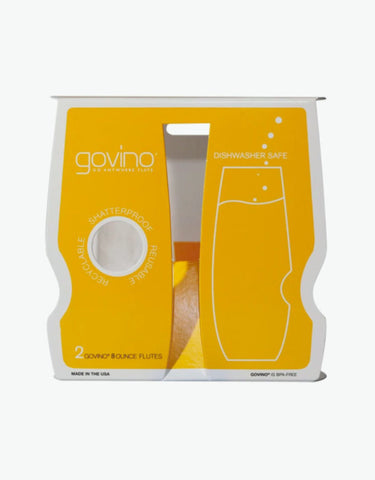 GOVINO CHAMPAGNE FLUTES SET 2