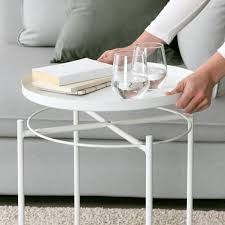 IKEA GLADOM TRAY TABLE ,WHITE 45X53CM