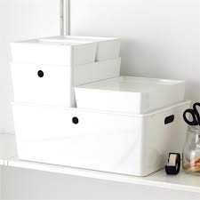 IKEA KUGGIS BOX WITH LID 18X26X8CM
