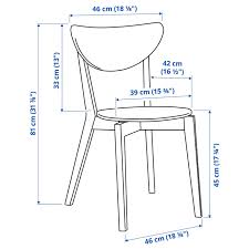 IKEA NORDMYRA CHAIR , BAMBOO, WHITE