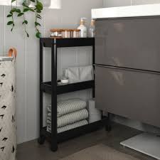 IKEA VESKEN TROLLEY , 54X1871CM BLACK