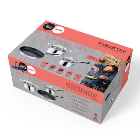 JAMIE OLIVER ESSENTIAL S/S 5PCE SET