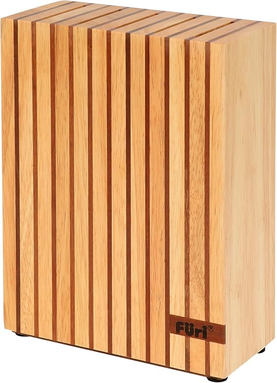 5 SLOT WOOD KNIFE BLOCK