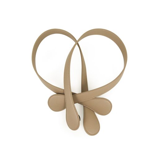 FENN PETITE HANDLES LIGHT TAN CRISS CROSS