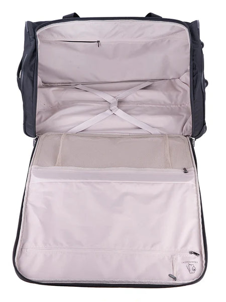 CELLINI MICROLITE CARRY ON TRLLEY DUFFEL BLACK